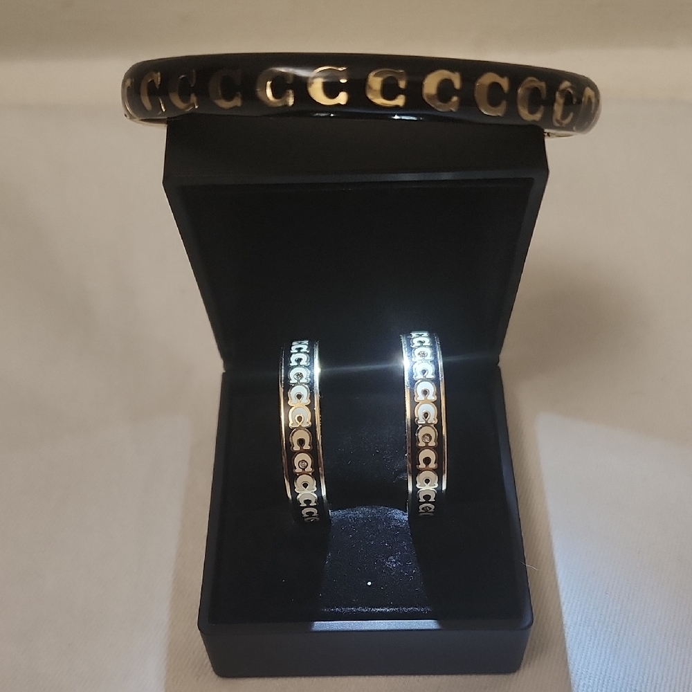 COACH *AUTHENTIC Earring And Bracelet Set